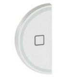 Round key cover Arteor BUS/SCS - shutter STOP marking - 1 module - white