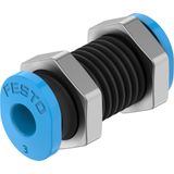 QSMS-3 Push-in bulkhead connector