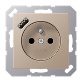 SCHUKO socket with USB type AC A1520F-18ACH