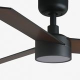 RUDDER S Ø1060 BLACK 3 B. WALNUT LED 18W CCT DIM