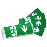 Sticker pictogram set for emergency luminaires Design K5