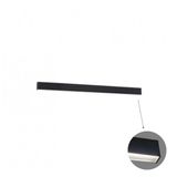 Linear Wall Lamp L860 4000K Black Microprismatic D