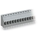 PCB terminal block 2.5 mm² Pin spacing 5 mm gray