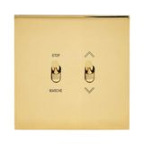 67720 Art d'Arnould universe Epure fixed position roller shutter control - mirror gold