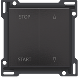 Finishing set for electrically separated roll-down shutter switch, pia