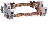 Busbar, univers, 1field, for PE