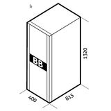 Battery box 480V / 3 x 40 x 7 Ah (incl. batteries)