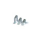 Angled bracket 20x80xH88mm for DIN rail fixing