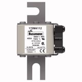 Fuse-link, high speed, 400 A, AC 690 V, DIN 1, 53 x 69 x 108 mm, aR, DIN, IEC, single indicator