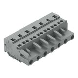 1-conductor female connector CAGE CLAMP® 2.5 mm² gray