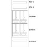 BP-U-3S-KN-600/17-2Z Eaton xEnergy Basic meter cabinet equipped