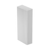 BRK ES70170 lgr  End part SIGNA BASE, 34x180x73, light gray Polycarbonate/Acrylonitrile butadiene styrene