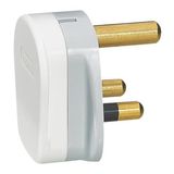 British standard plug - 2P+E - 15 A - 250 V~ - without CE marking