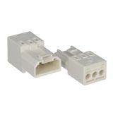 267-501/001-000 Female connector; without ground contact; 7-pole; white