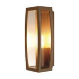 MERIDIAN BOX 2 outdoor luminaire, E27, max. 25W, rusty