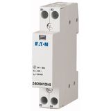 Installation contactor, 24VAC/50Hz, 2N/C, 25A