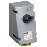 ABB330MI7WN Industrial Switched Interlocked Socket Outlet UL/CSA