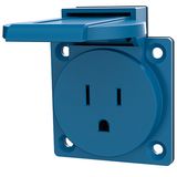 Grounding-Type receptacle. 15A 125V IP44