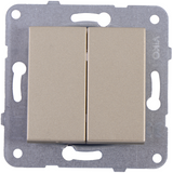 Novella-Trenda Opaque White Sat Socket Trans (Sat-TV-Rd) (13dB)