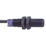 Inductive proximity sensors XS, Inductive sensor XS4 M12, L52mm, PPS, Sn4mm, 24...240VAC/DC, cable 2 m