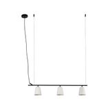 STUDIO PENDANT LAMP LINEAR WHITE SHADE S 1XE14