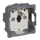 French standard power socket Céliane 16A 250V 2P+E automatic terminals