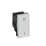 Arteor™ - 1-way double pole switch 20 AX 250 V~ - 1 module - Soft Alu