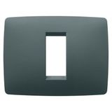 ONE PLATE - IN PAINTED TECHNOPOLYMER - 1 MODULE - TEAL - CHORUSMART