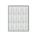 Meter box insert 3-rows, 12 meter boards / 24 Modul heights