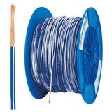 PVC Insulated Single Core Wire H05V-K 0.75mmý bl/wt (coil)