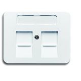 1800-24G CoverPlates (partly incl. Insert) carat® Studio white