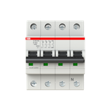 S203-C10NA MTB Miniature Circuit Breaker - 3+NP - C - 10 A
