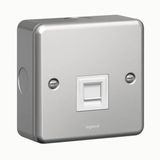 Synergy™ - Telephone socket - single secondary - metalclad