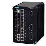 RUGGEDCOM RST916C is a 16 port industrially hardened, fully managed 10G Ethernet switch featuring integrated IEEE 1588 support for use in harsh industrial  6GK6491-6CD00-3AN0