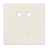 Centre plate for chinese socket combi LS3521-5CNPL