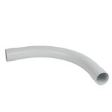 Large radius handlebar 90° IP44 Ø63mm and radius 270mm - gray RAL7035