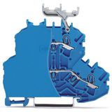 Double-deck terminal block Through/through terminal block with end pla