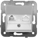 Novella-Trenda Silver Numerical Phone Socket (CAT3)