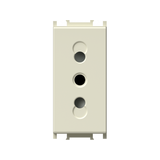 SOCKET ITALIAN P11+KS 2P+E 10A 250V~ 1M IW 6218640