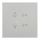 Art d'Arnould universe Epure switch for light MyHOME_Up - satin steel