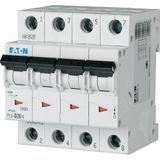 Miniature circuit breaker (MCB), 20 A, 4p, characteristic: C