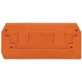 End and intermediate plate 2.5 mm thick orange