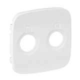 Cover plate Valena Allure - TV-R socket - white