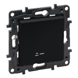 ILLUMINATED ONE-WAY SWITCH BLACK