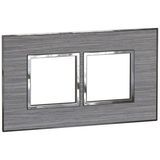 Arteor™ - British standard plate square version 4 modules - Wood Grey - Oak