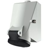 Wall mounted recept., 16A7p7h500V, IP44