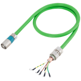 Signal cable pre-assembled 840C/CSB I/O device 4x (2x0.18) C MOTION-CONNECT...6FX8002-4AA21-1GA0