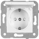 Karre-Meridian White Earth Socket CP with Lid