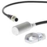 Proximity sensor, inductive, brass-nickel, Spatter-coating, M18, shiel E2E 8499M