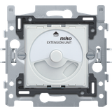 Base for rotary button extension for universal rotary dimmer with PLC interference suppression, 3 wire